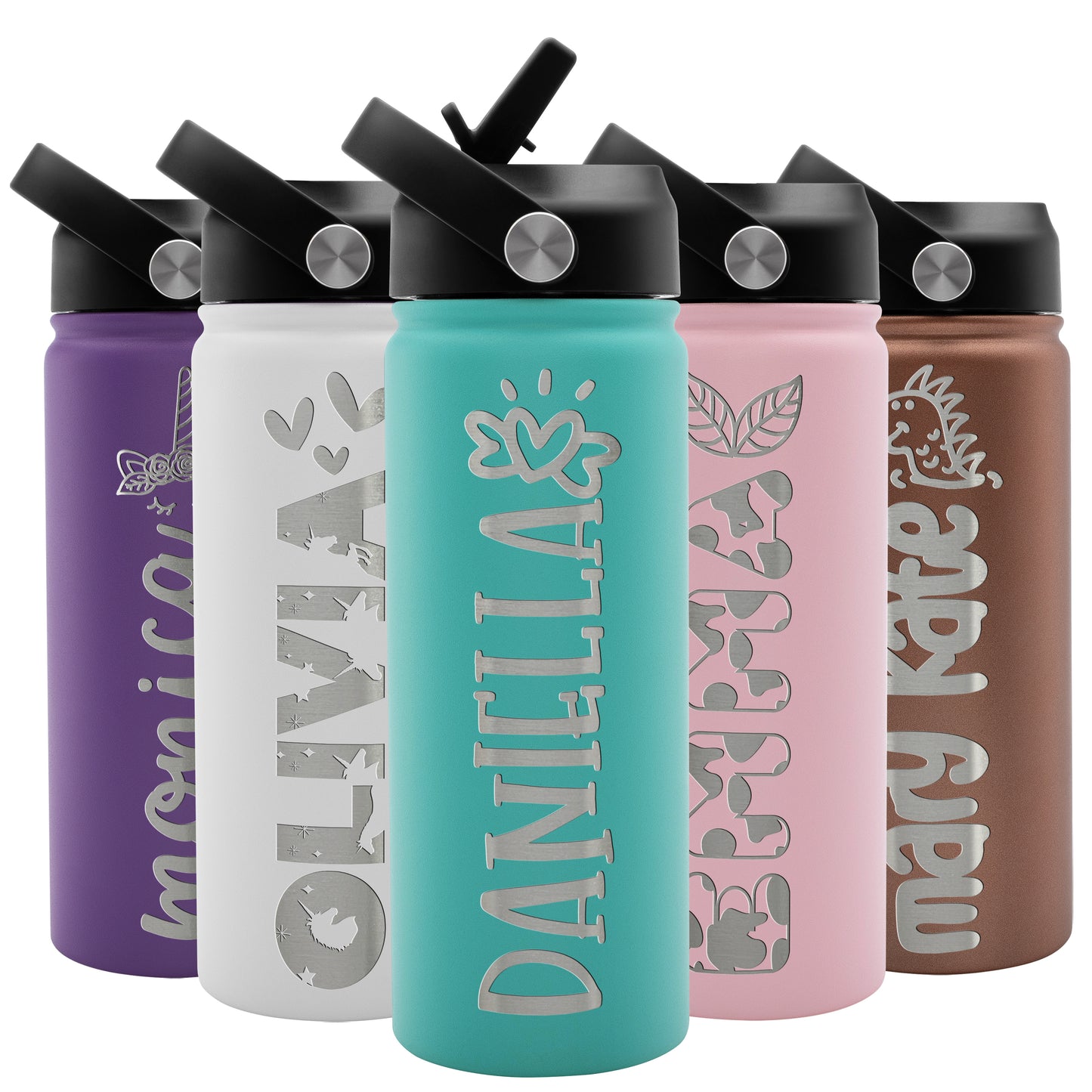 Kids Water Bottle Teal