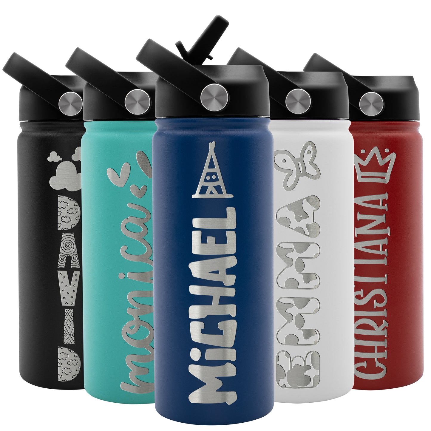 Kids Water Bottle Blue