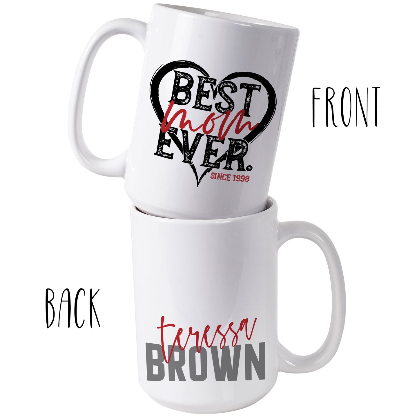Personalized MOM Coffee Mugs D2