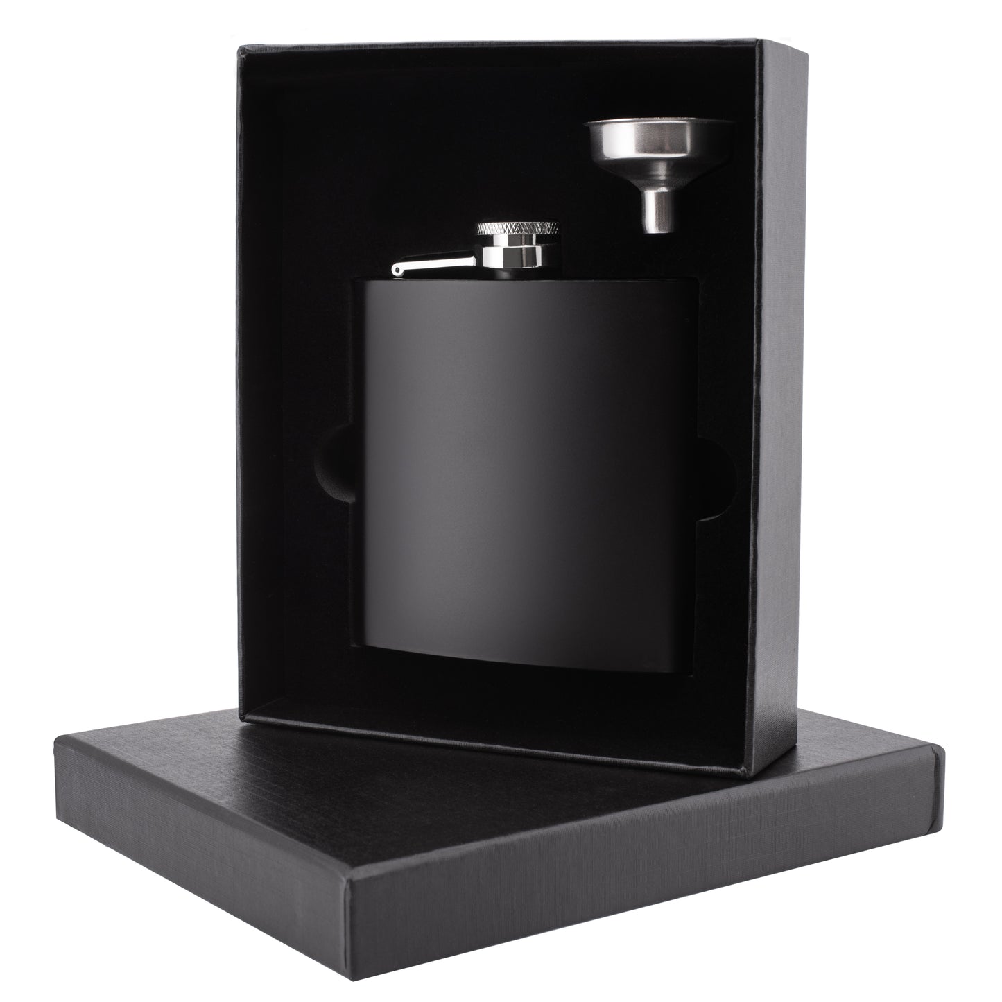 Personalized Black Flask - Design 1