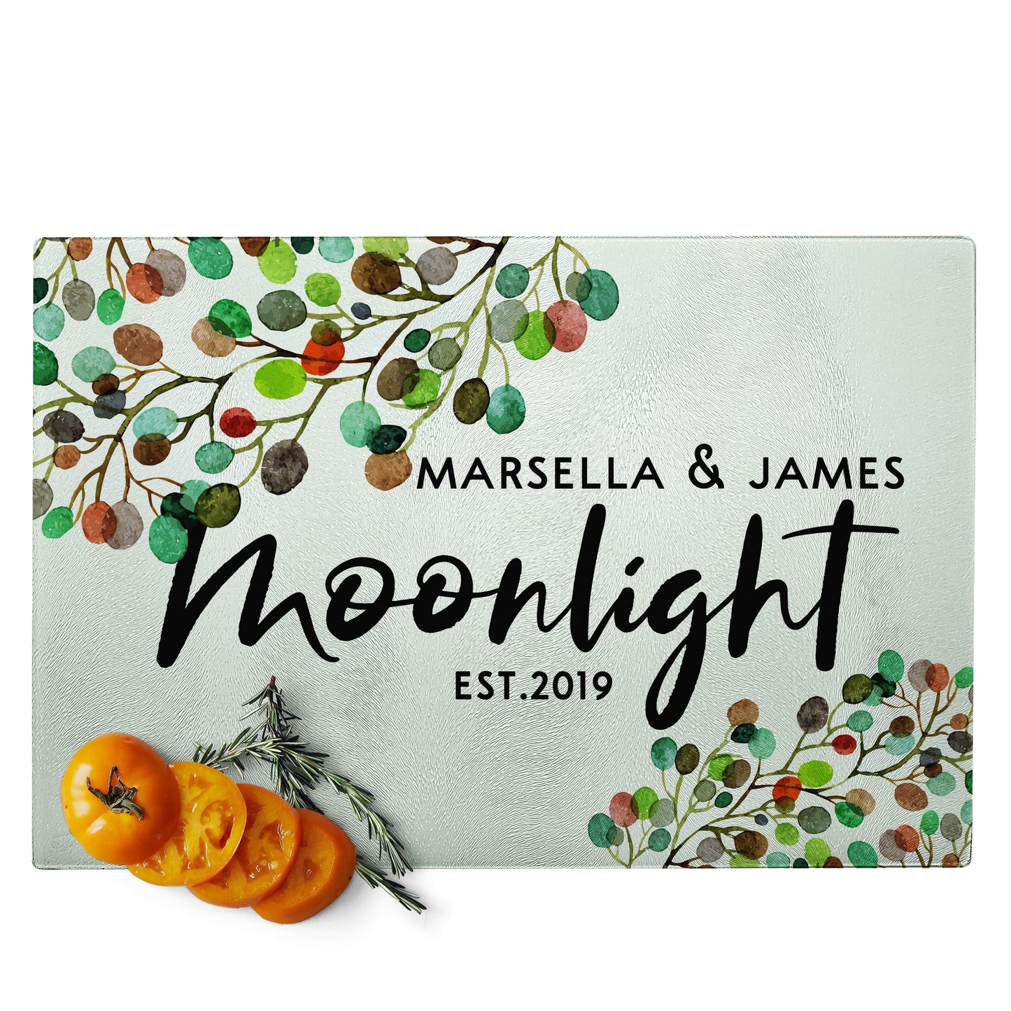 Glass Cutting Board Rectangular Design 5