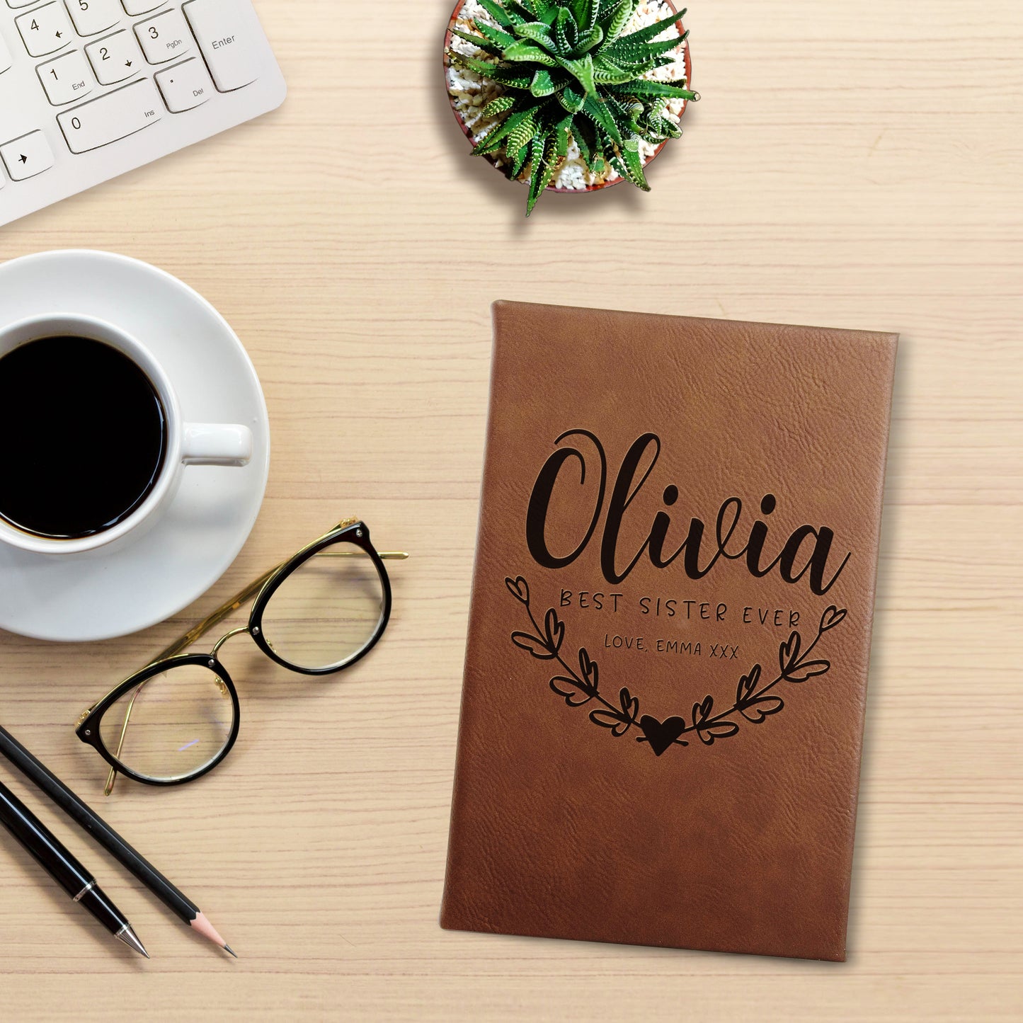 Leatherette Notebook D7