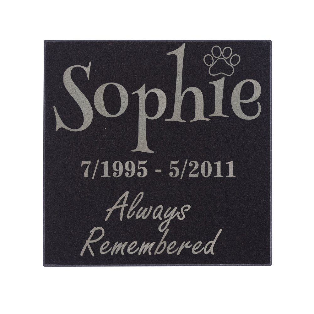 Memorial Pet Stone D6