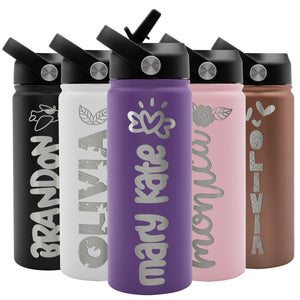 Kids Water Bottle Purple