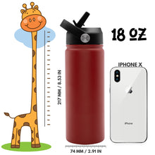 Load image into Gallery viewer, Kids Water Bottle Black