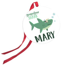 Load image into Gallery viewer, Christmas Ornaments Grandma Shark