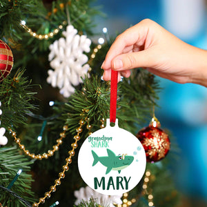 Christmas Ornaments Girl Shark