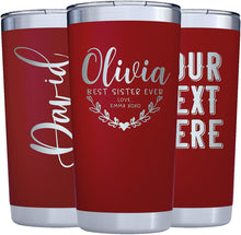 Load image into Gallery viewer, Red Tumbler 20 oz