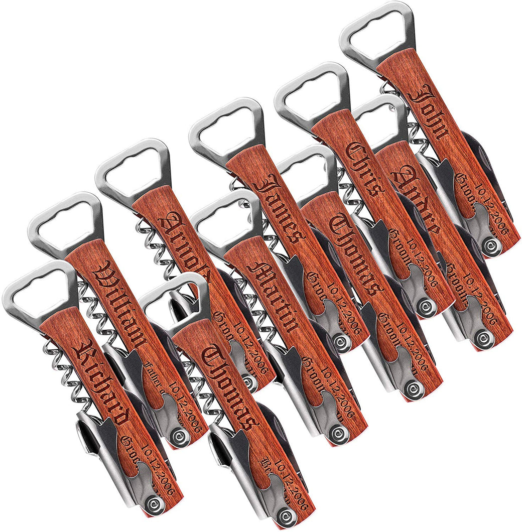 Corkscrew and Multi-Tool (Set of 10)