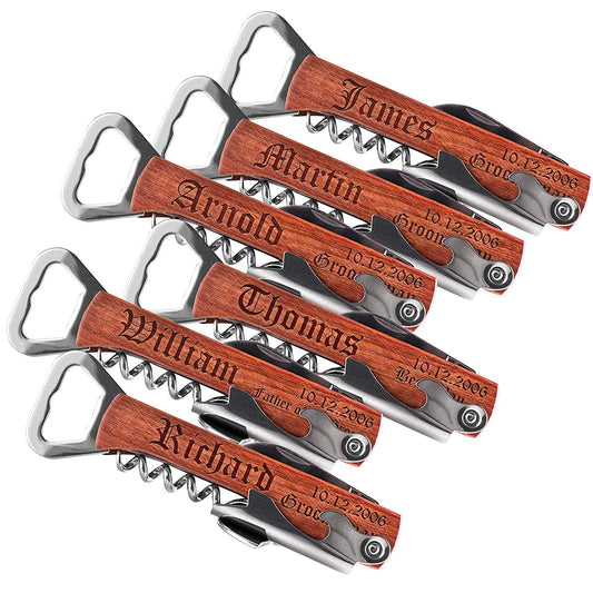 Corkscrew and Multi-Tool (Set of 6)