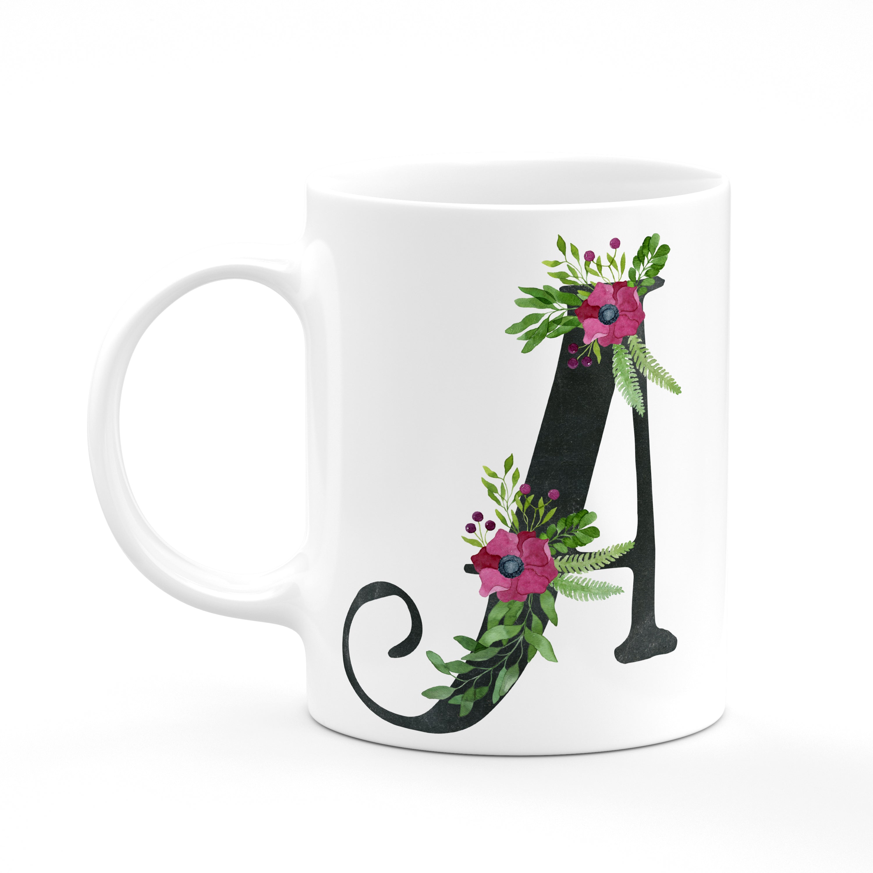 Initial Coffee Mug Design 1 Single – Lara Laser Works