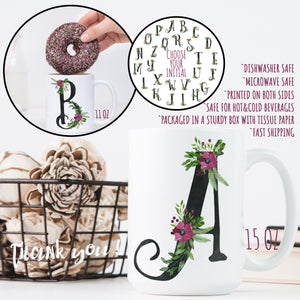 Initial Coffee Mug  Design 2