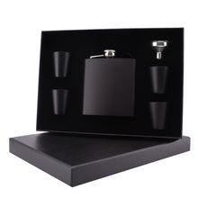 Load image into Gallery viewer, Personalized Black Flask - Design 1