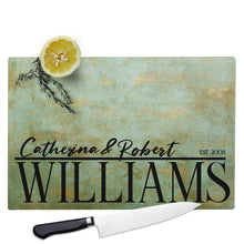 Load image into Gallery viewer, Glass Cutting Board  Rectangular Design 6