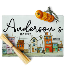 Load image into Gallery viewer, Glass Cutting Board  Rectangular Design 2