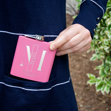 Load image into Gallery viewer, Personalized Pink Flask - Design 5
