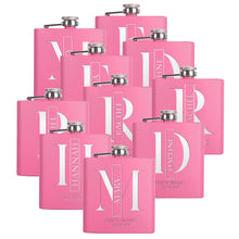 Load image into Gallery viewer, Personalized Pink Flask - Design 5